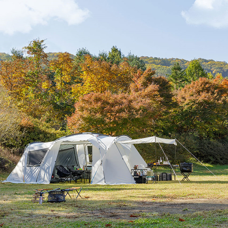 Großes Luxus-Familien-Tunnel-Campingzelt