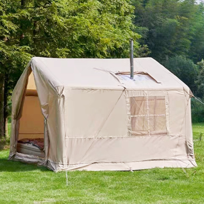 9㎡ dickes automatisches aufblasbares Glamping-Zelt