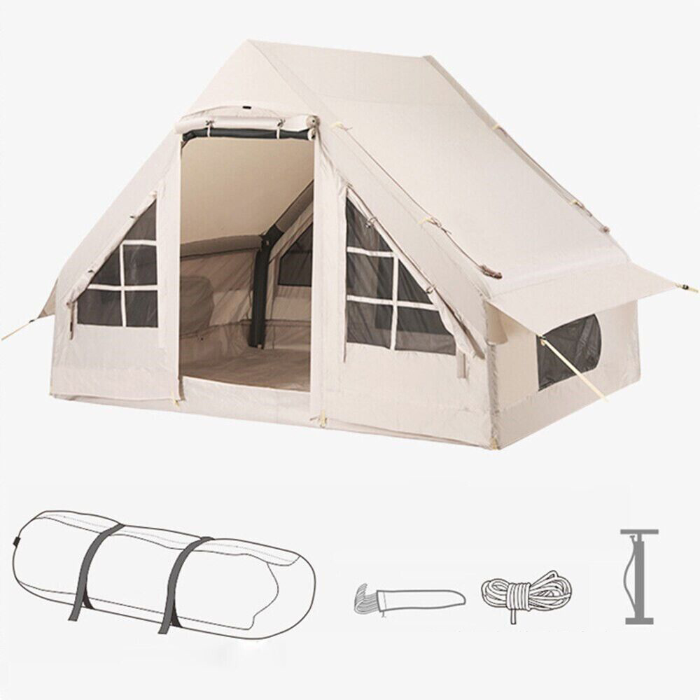 6.3/12㎡ Aufblasbares Campingzelt mit Hausluft
