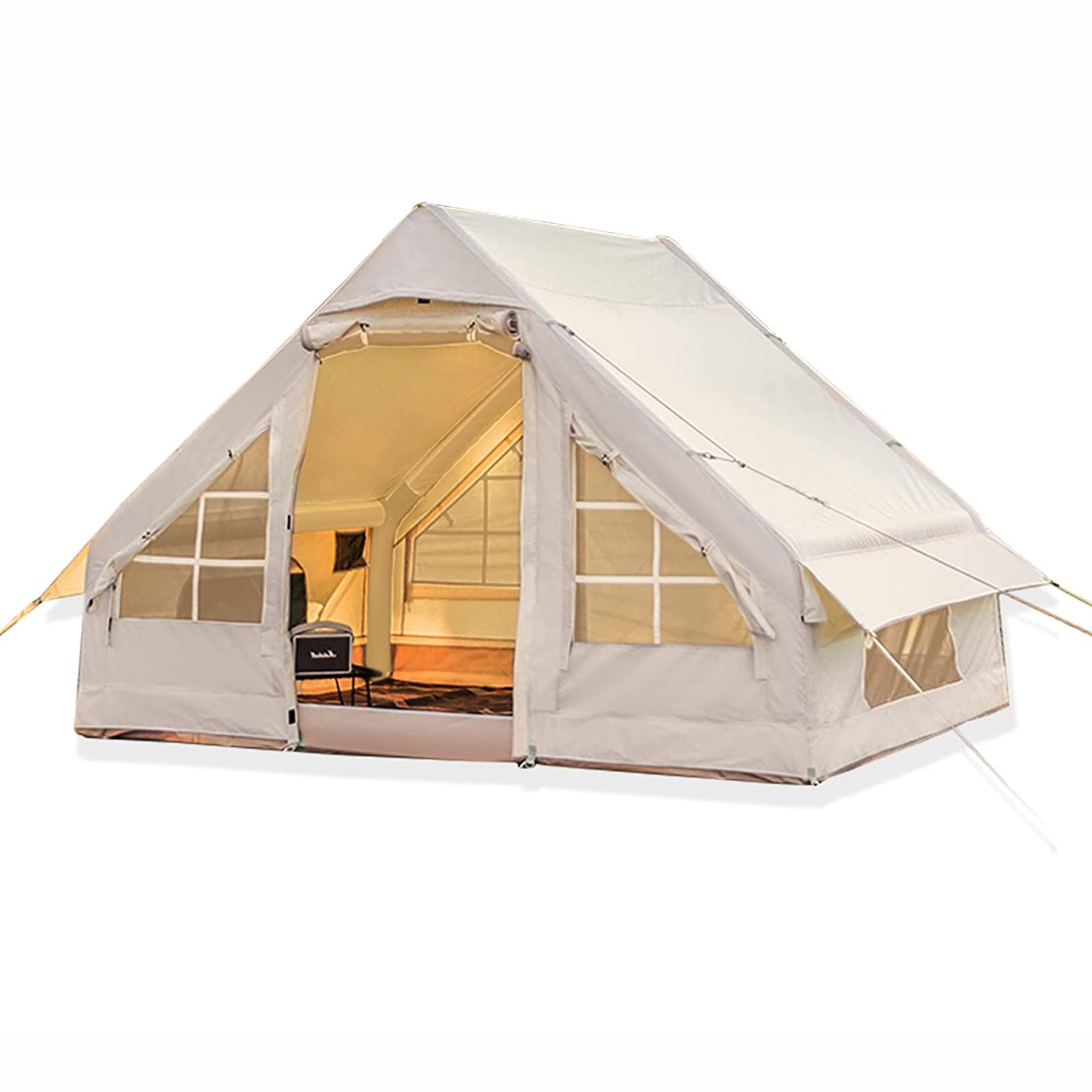 6.3/12㎡ Aufblasbares Campingzelt mit Hausluft