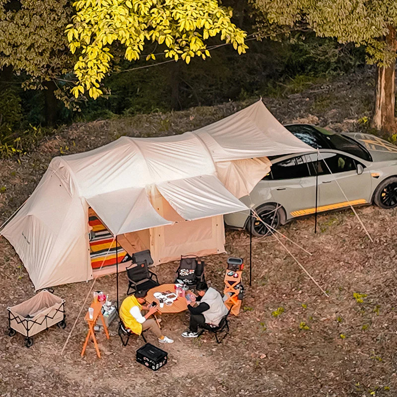 Aufblasbares SUV-Heckzelt mit zwei Räumen