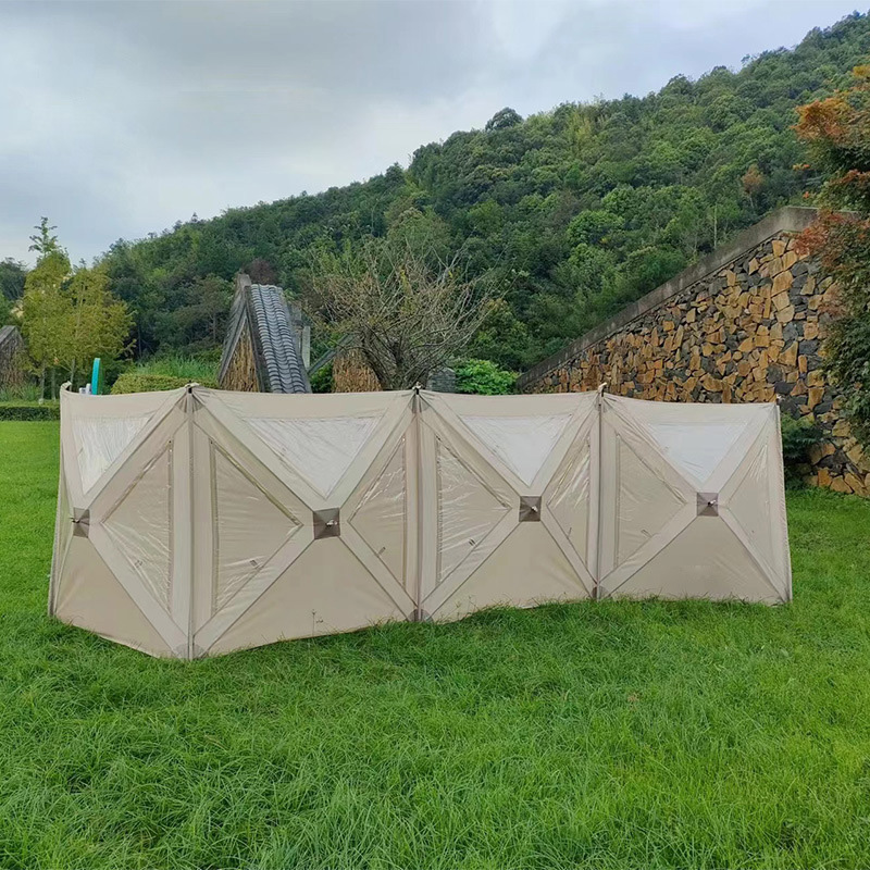 Faltbarer Windschutzzaun für Camping im Freien