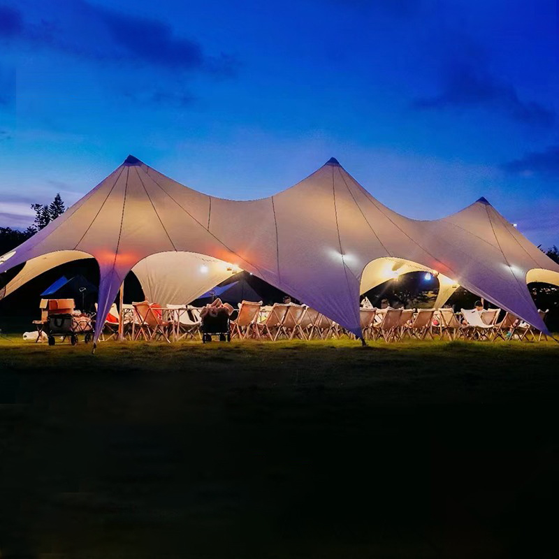 176㎡ 3 Peaks Campsite Star Shade Zelte für Party-Hochzeitsveranstaltungen