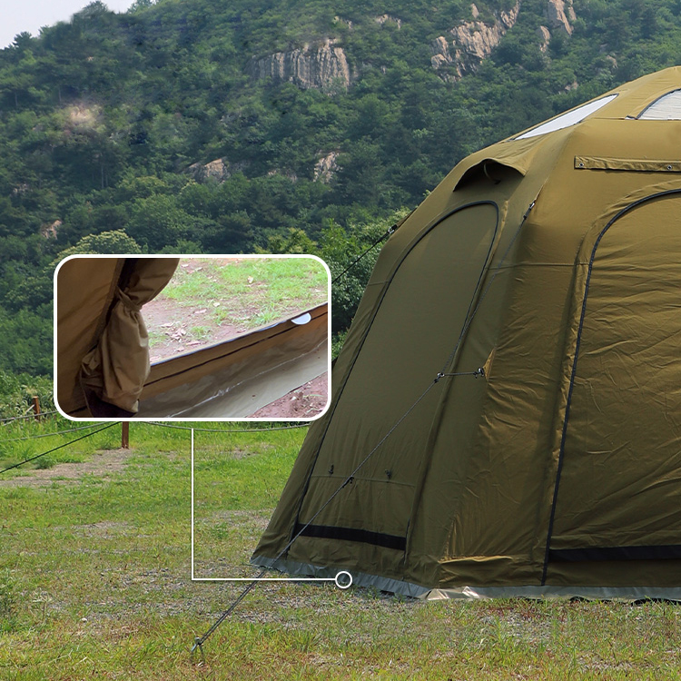 4.5 m 16㎡ Kugelförmiges aufblasbares Campingzelt