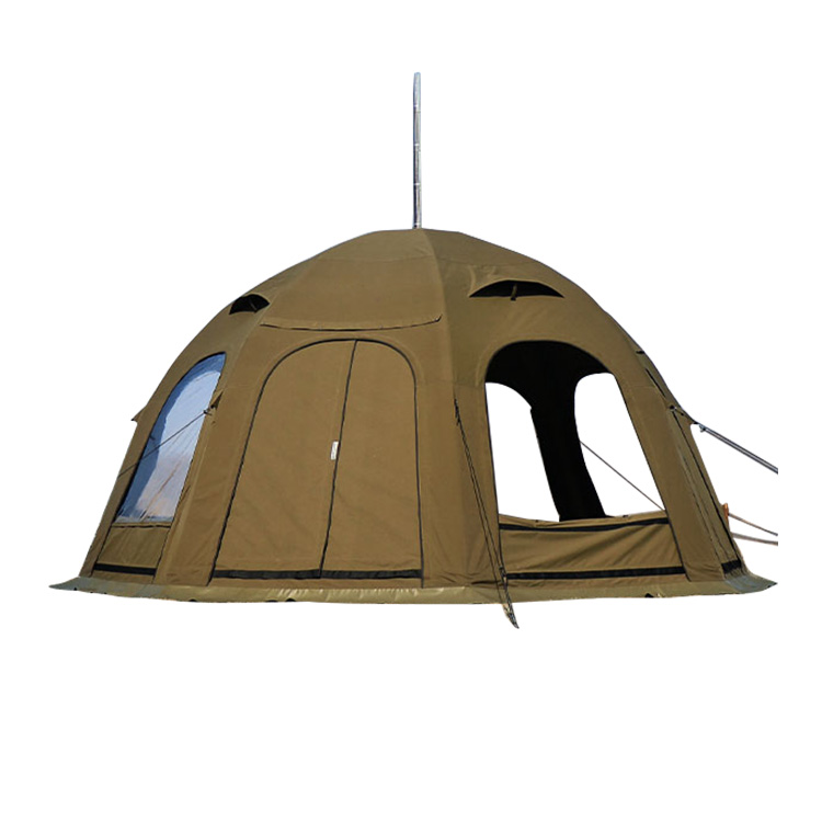 5M 20㎡Air Aufblasbares Campingzelt - 4 Türen 4 Fenster