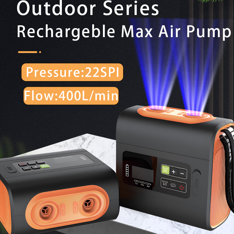 Wiederaufladbare Luftpumpe 5000mAh Luftpumpe Zelt DC11.1V elektrische Luftpumpe