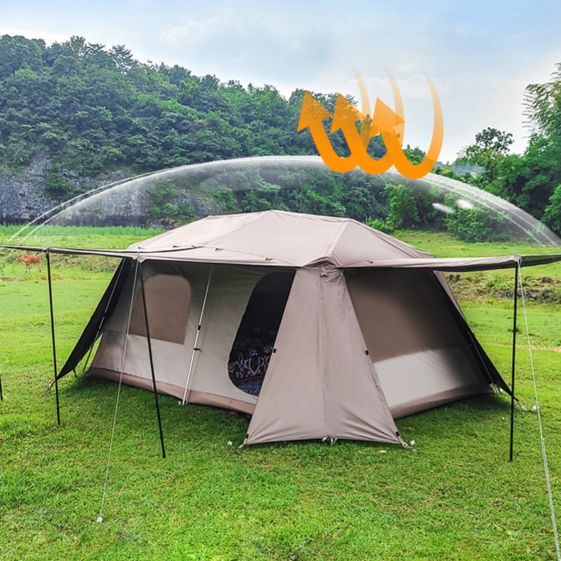 2 Zimmer 2 Hallen Camping Hütte Zelt