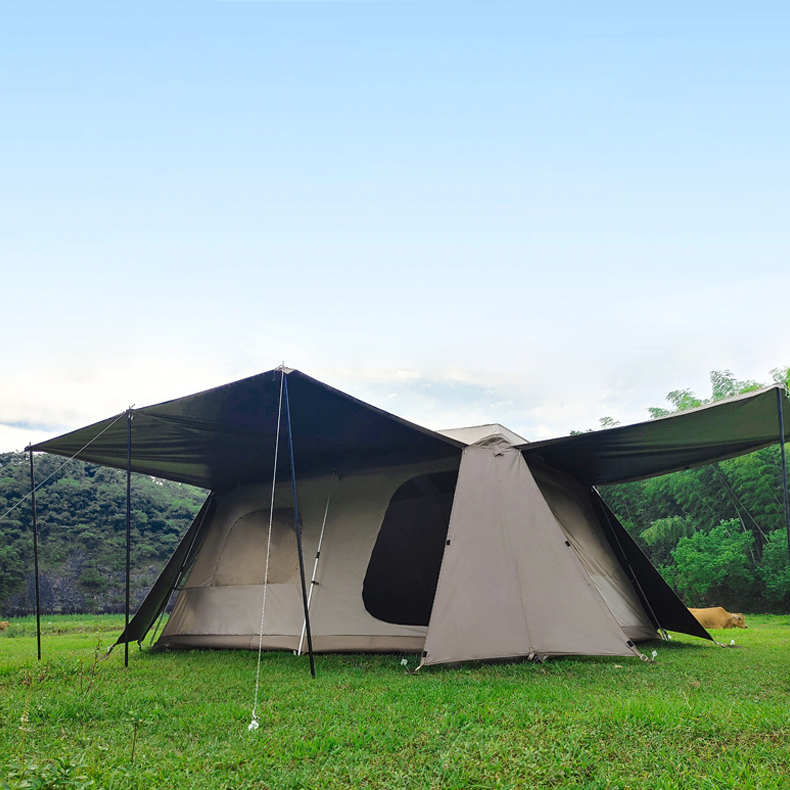 2 Zimmer 2 Hallen Camping Hütte Zelt