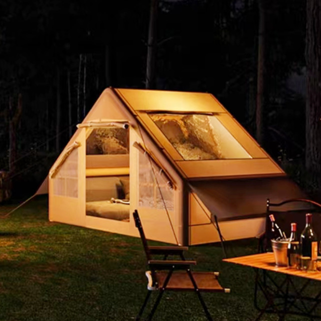6.3/12㎡ Luftaufblasbares Glamping-Campzelt