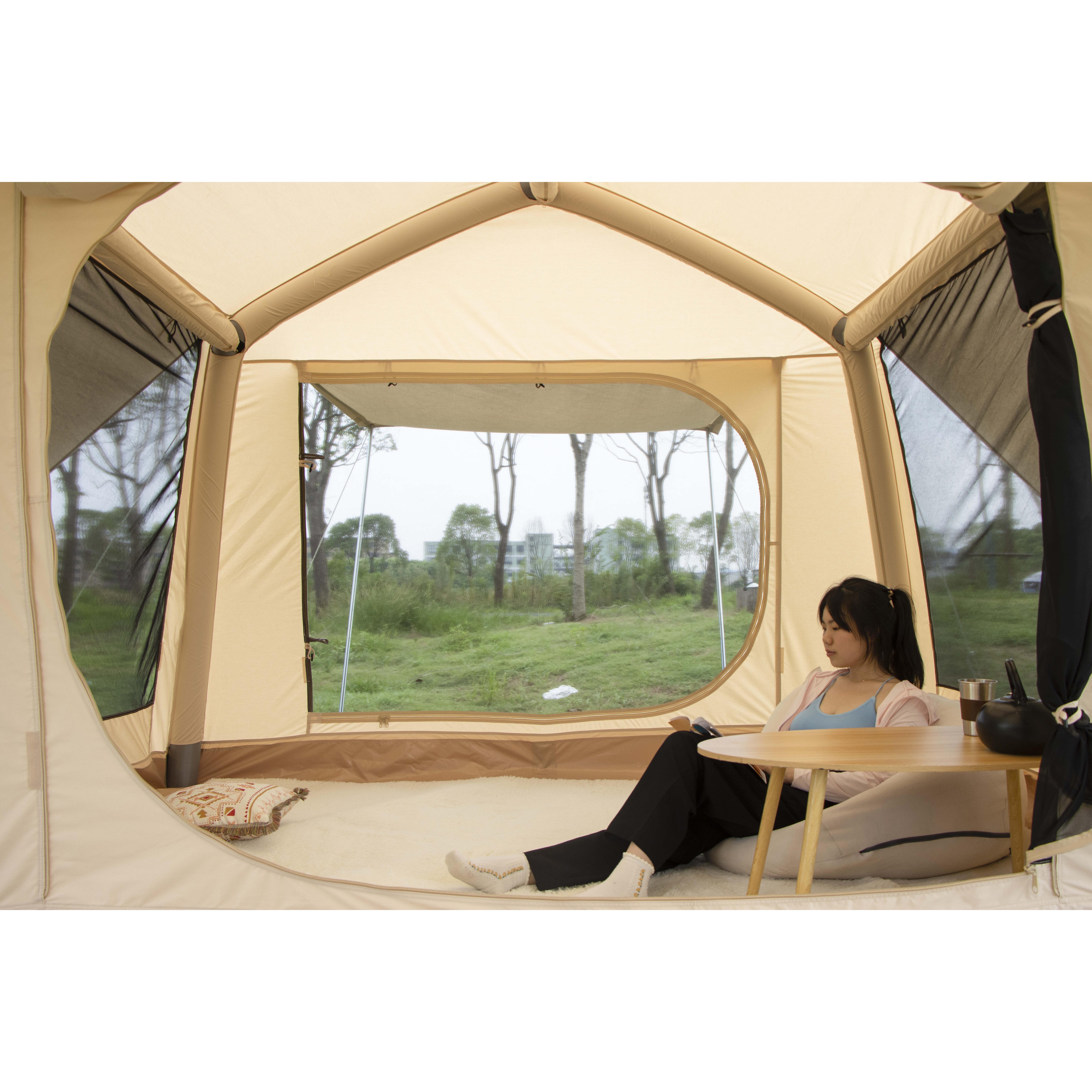 Großes aufblasbares Camping-Kabinenzelt