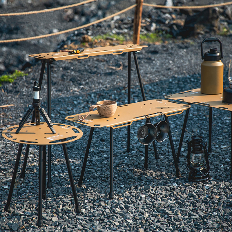 Leichter, zusammenklappbarer taktischer Campingtisch aus Aluminium