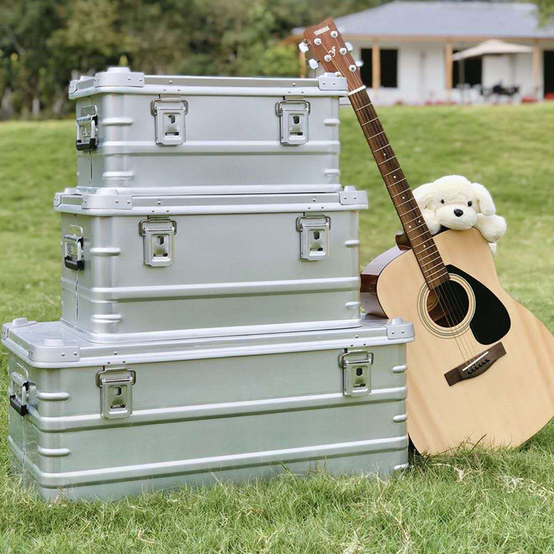 Aluminium-Campingboxen zur Lagerung im Freien