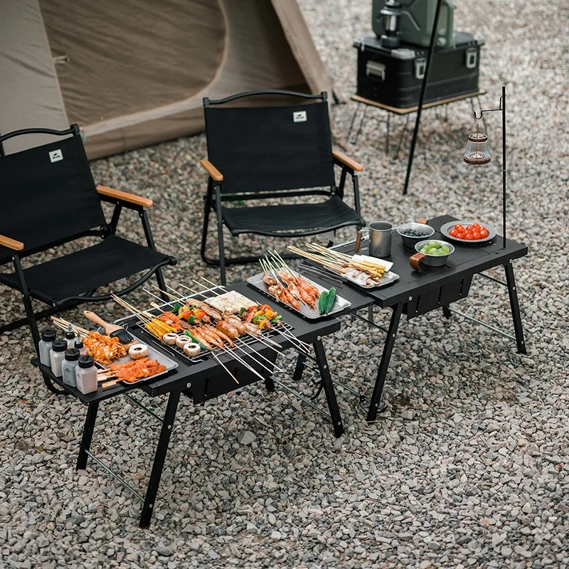Camping-Picknick-Grillen IGT-Tisch mit modularen Erweiterungsbrettern
