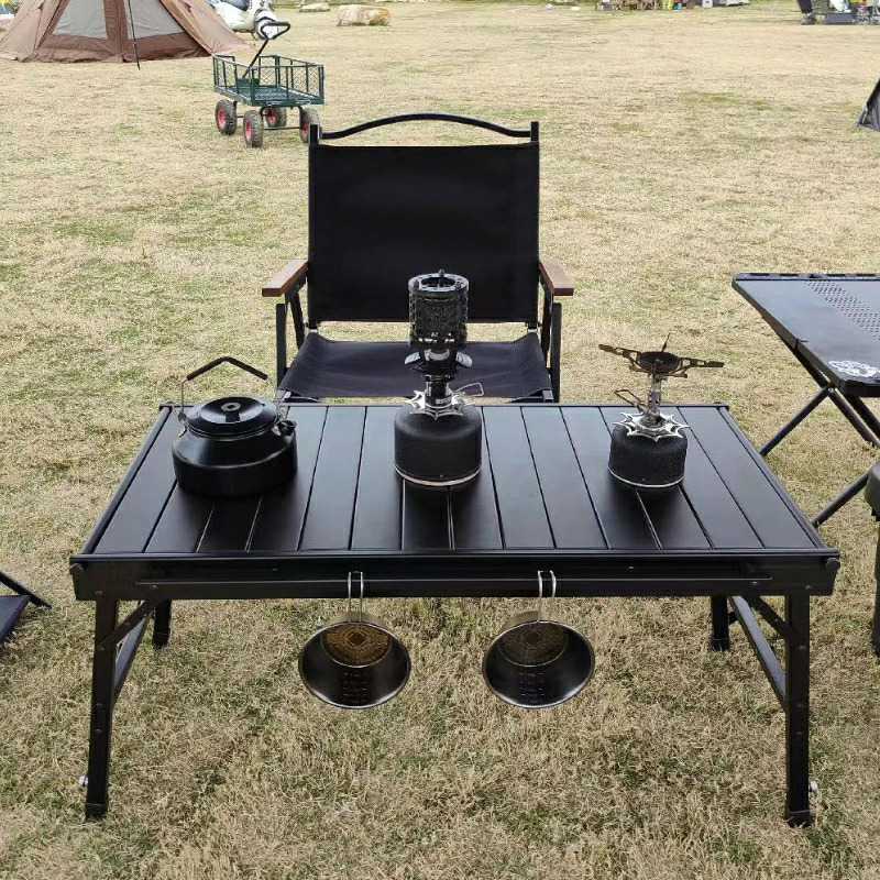 Klappbarer Camping-IGT-Grilltisch aus Aluminium
