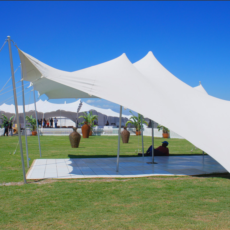 Großes Stretch-Überdachungszelt für Strandveranstaltungen, Festivalpartys