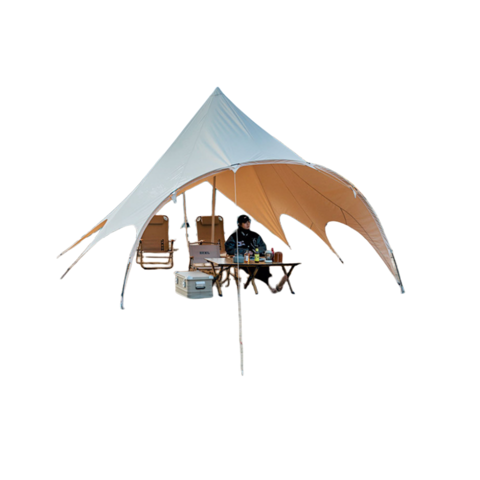Sonnenschutz-Überdachungszelt für Campingplätze