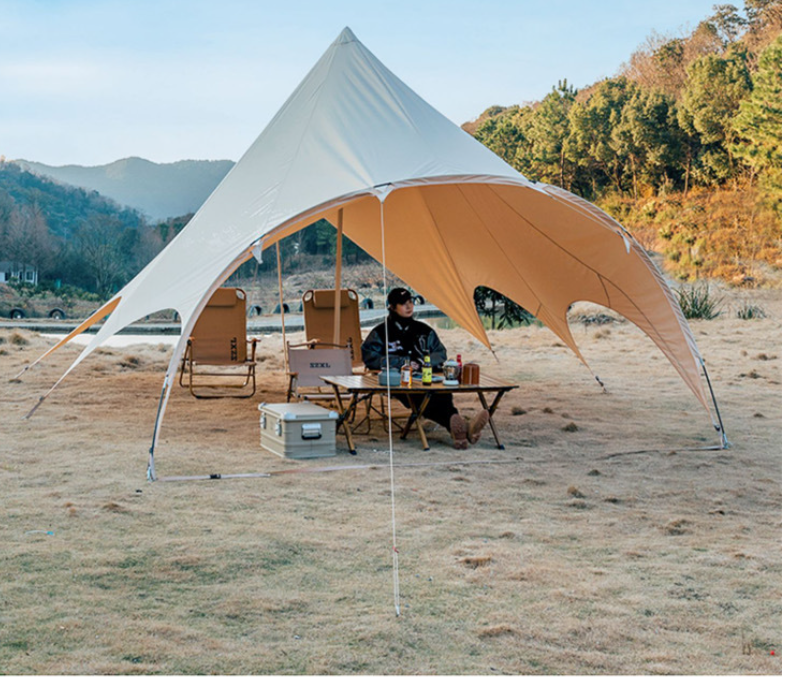 Sonnenschutz-Überdachungszelt für Campingplätze