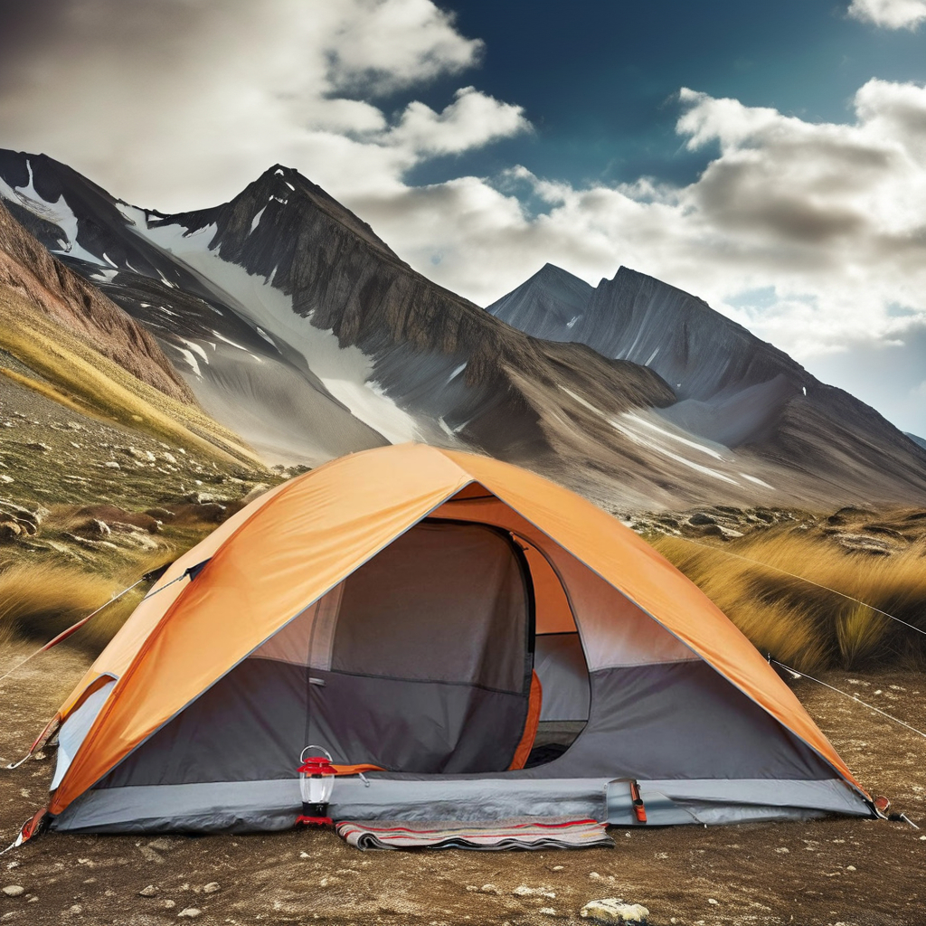 Wasserdichtes Zelt zum Wandern, Rucksackreisen und Camping