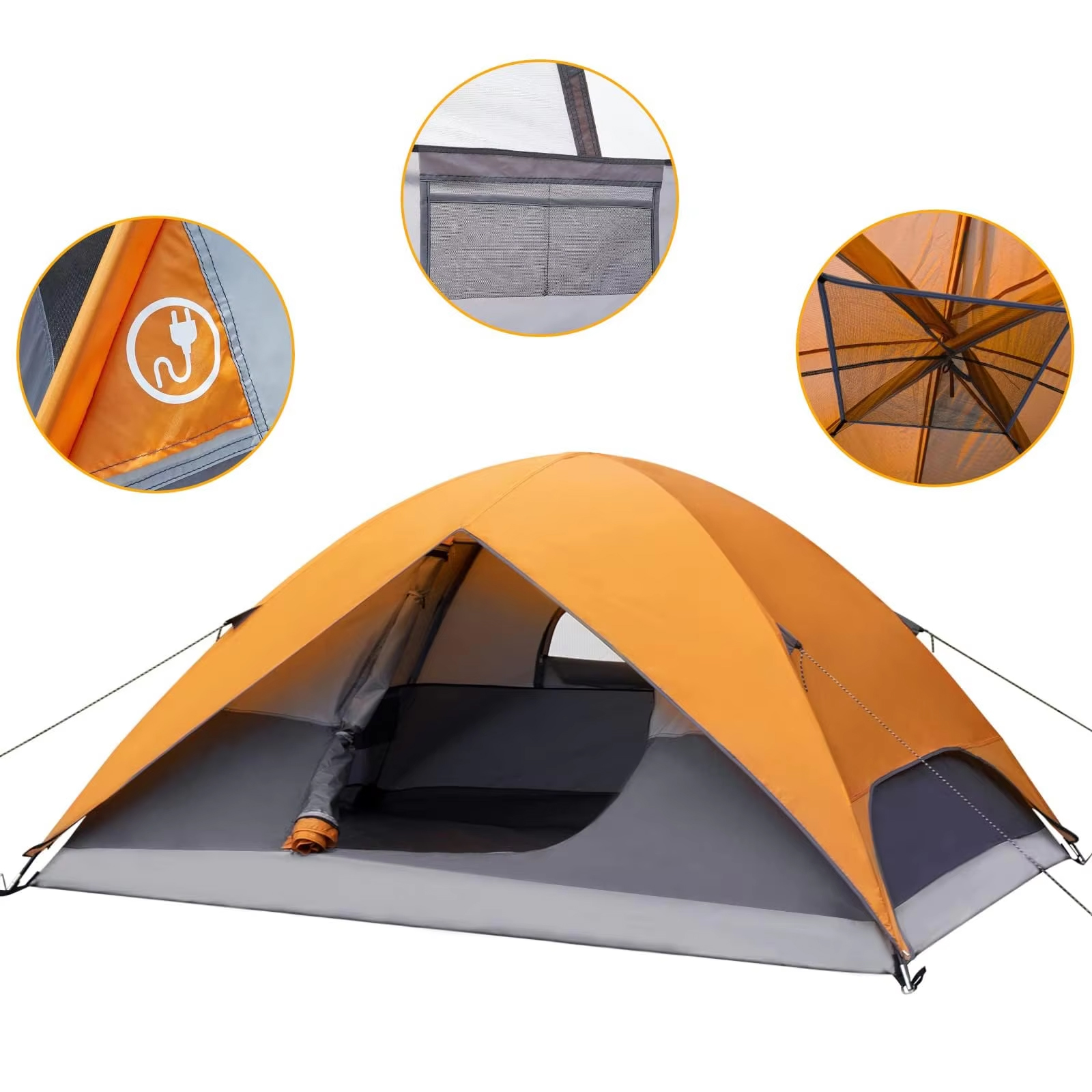 Wasserdichtes Zelt zum Wandern, Rucksackreisen und Camping